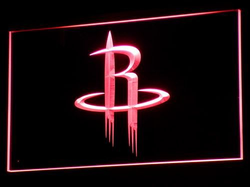 Houston Rockets Basketball LED Neon Light Sign Basketball Pub Bar