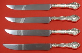 Baronial New by Gorham Sterling Silver Steak Knife Set 4pc Texas Sized Custom - $335.61