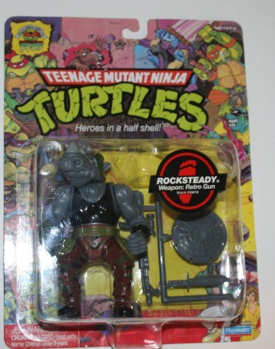 Playmates Teenage Mutant Ninja Turtles 1987 25th Anniversary Rocksteady 