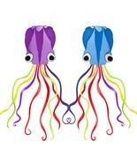 Large Kite & Kites For Kids S Easy To Fly The Beach  2 Pack Octopus K - $36.85