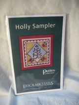 Erica Michaels Petities Collection Holly Sampler Christmas Piece Pattern New image 1