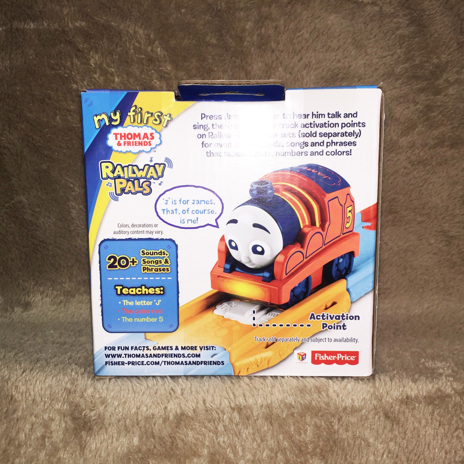 my first thomas railway pals james