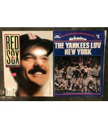 Boston Red Sox Baseball 1989 Official Yearbook &amp; The Yankees luv New Yor... - $10.82