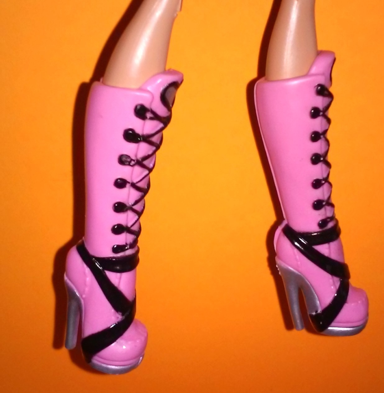 Monster High Doll Draculaura Pink Tall Boots and 50 similar items