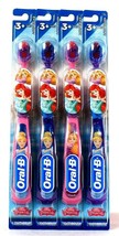 4 Ct Oral-B Disney Princess Extra Soft Pink &amp; Purple Toothbrush Age 3 Ye... - $23.99