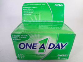 Bayer One A Day Energy Multivitamin/Multimineral Supplement 50 tablets {... - $14.03