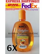6X RDL Baby Face Facial Cleanser 150ml (PAPAYA EXTRACT) EXPEDITE - $68.80