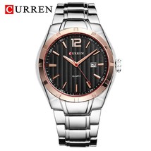 CURREN Fashion Watch Men Waterproof Stainless Steel Wrist Watches For Men Sports - $39.27
