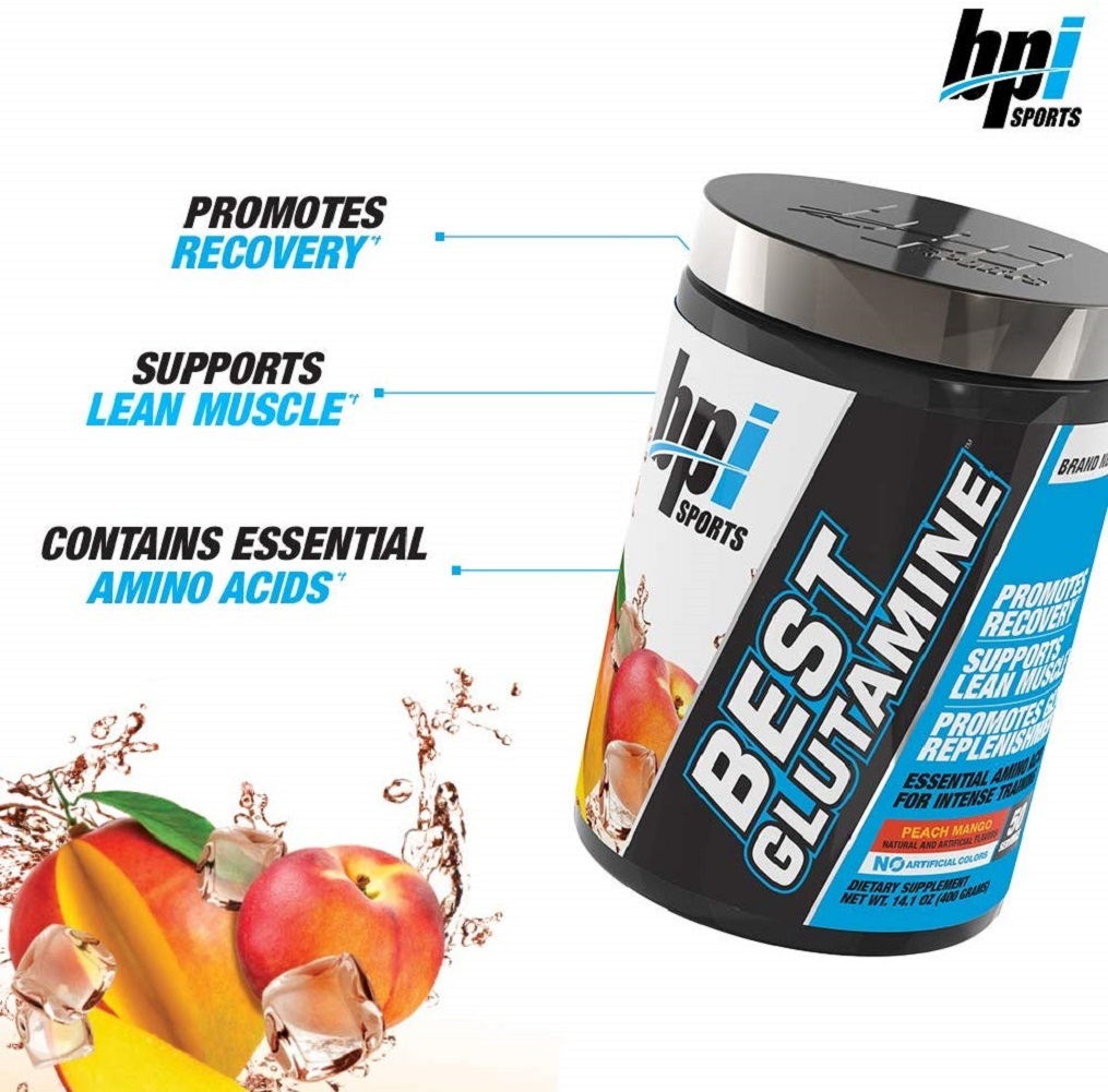 Bpi Sports - Best glutamine essential amino acid for intense training, peach mango,14.1 ounce