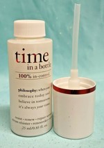 Philosophy TIME IN A BOTTLE Daily Age-Defying Serum Anti-Aging 0.85 oz w... - $12.86