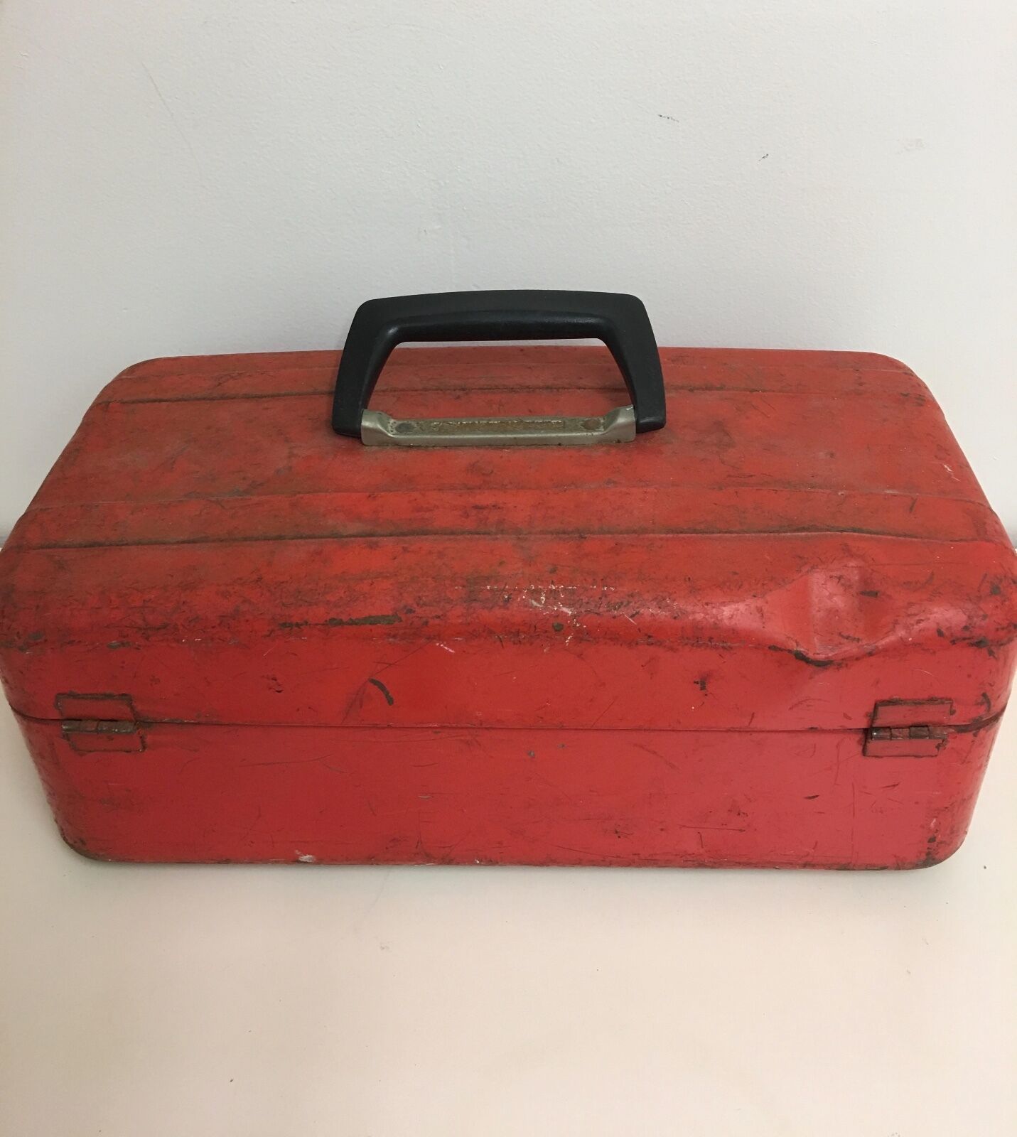 Union Tool Box Vintage RED Metal USA Made Collectible Tool Boxes, Chests