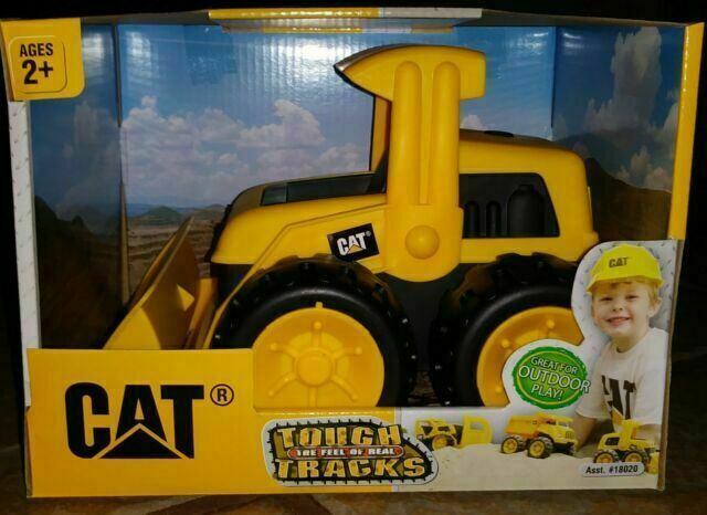 CAT Tough Tracks Loader Truck Yellow Plastic