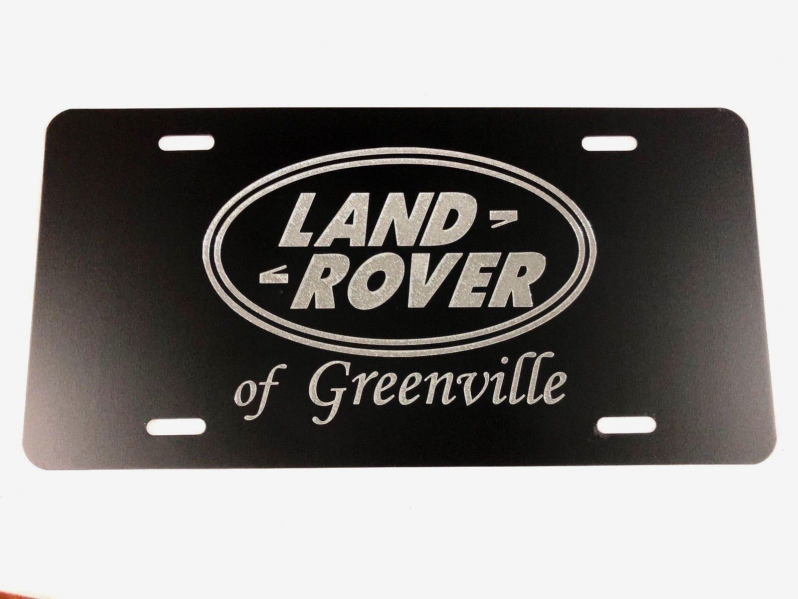 Custom Dealership Logo Diamond Etched on Aluminum License Plate Qty. 25 License Plate Frames