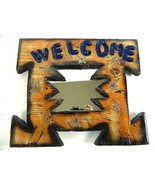 Rays Rustic Woodworks Mirrored Welcome Sign Primitive - $49.49