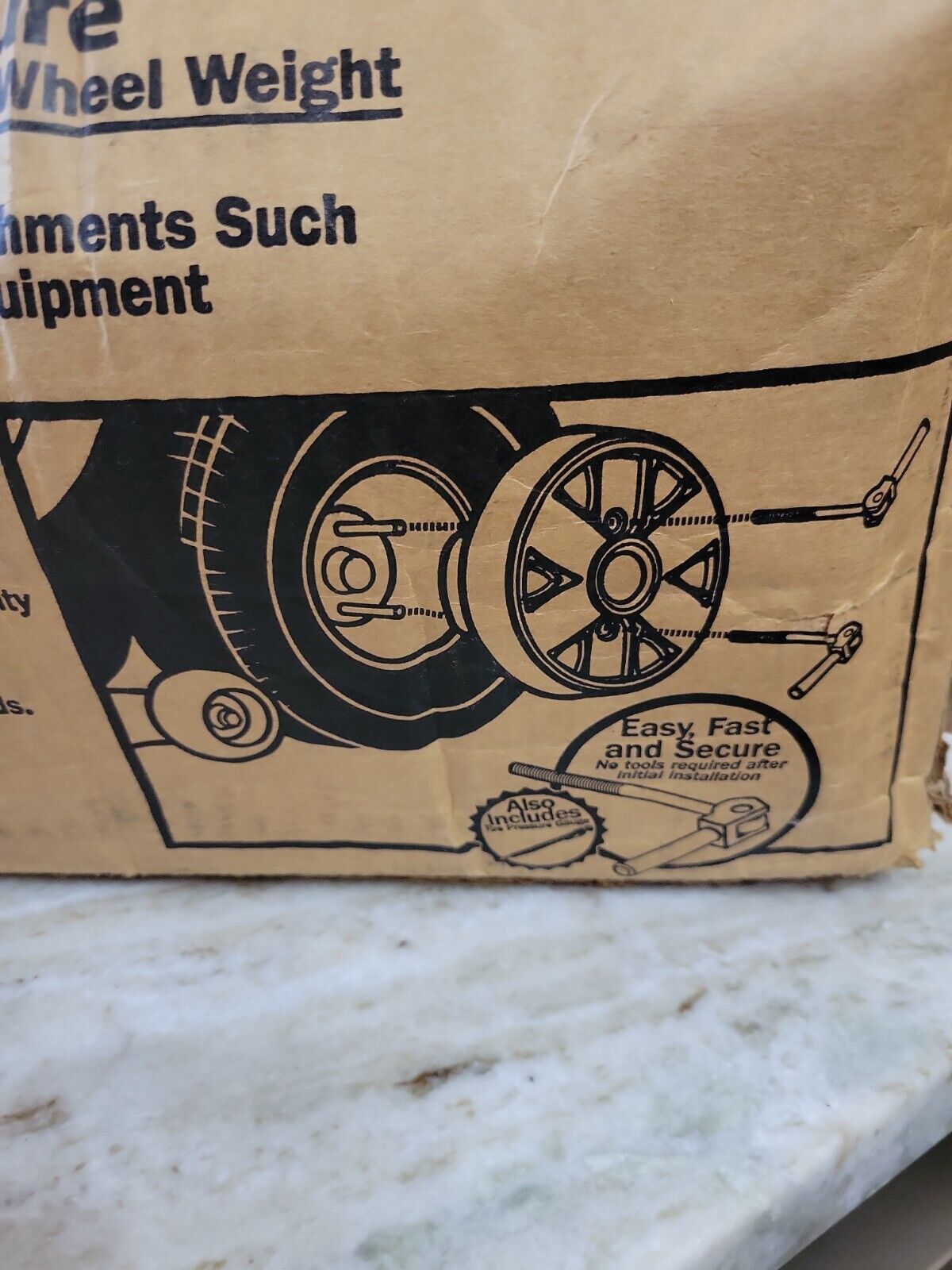 (1) Craftsman Quiksecure garden tractor wheel weight Brand New. 24446