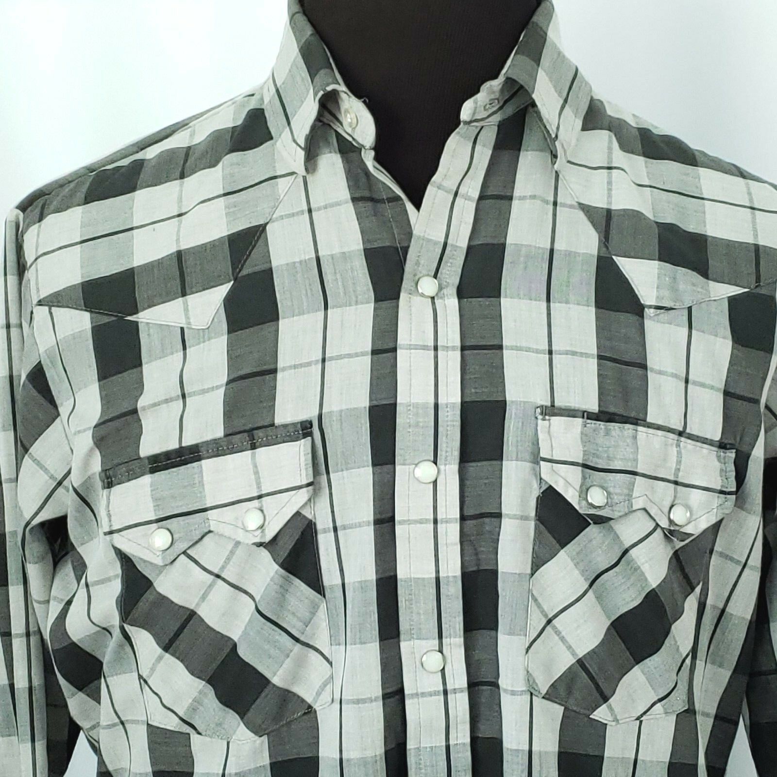 Vintage 80s NWT Kings Road Sears Hipster Camp Shirt Lime Green Polyester Mens Size Medium