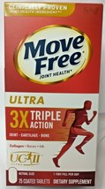 Schiff Move Free ULTRA TRIPLE ACTION Joint Cartilage Bone 75 tablets E4 - $27.67