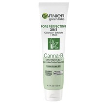 Garnier Green Labs Canna-B Pore Perfecting 3-In-1 Cleanser+Exfoliator+Ma... - $9.49