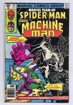 Marvel Team Up #99 ORIGINAL Vintage 1980 Spider-Man Machine Man Sandman image 1