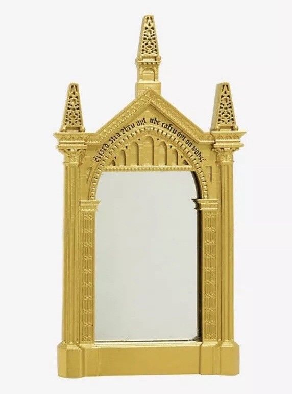 Harry Potter Mirror Of Erised Replica Table Top or Hanging Gold Frame