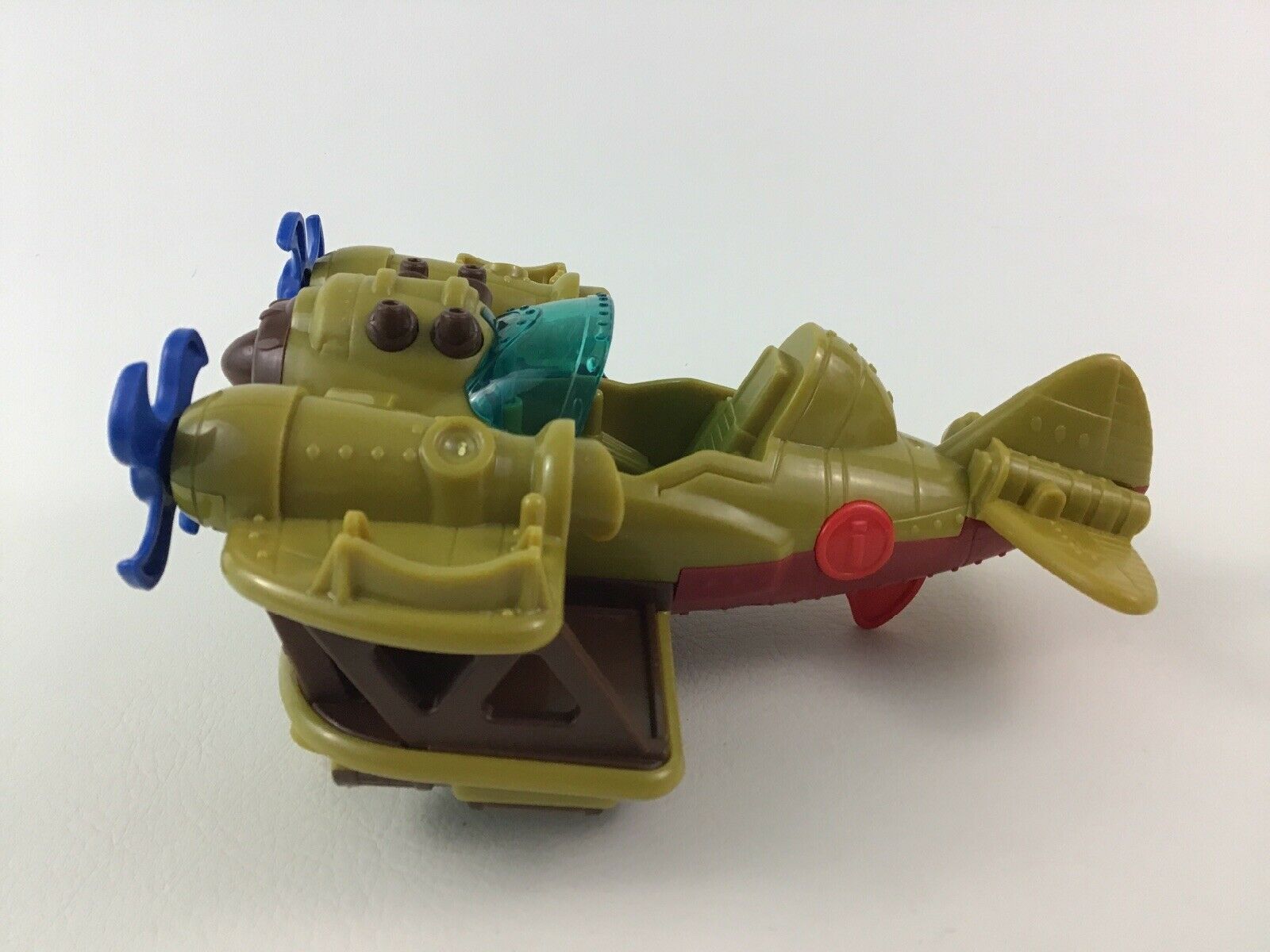 Imaginext Biplane Bomber Plane with Pilot Figure Fisher Price 2016