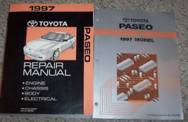 1997 Toyota Paseo Convertible Servizio Negozio Riparazione Manuale Set O... - $32.19