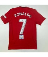 Autographed/Signed Cristiano Ronaldo Manchester United Jersey Beckett BA... - $1,299.99