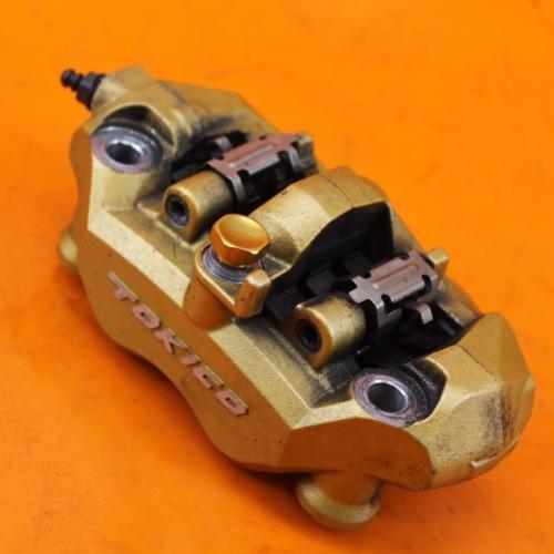 2005 2006 KAWASAKI NINJA ZX6R 636 OEM LEFT FRONT BRAKE CALIPER W PADS Calipers & Parts