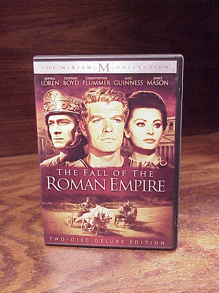 The Fall of the Roman Empire DVD, 2 Disc Deluxe Edition, used, 1964, NR ...