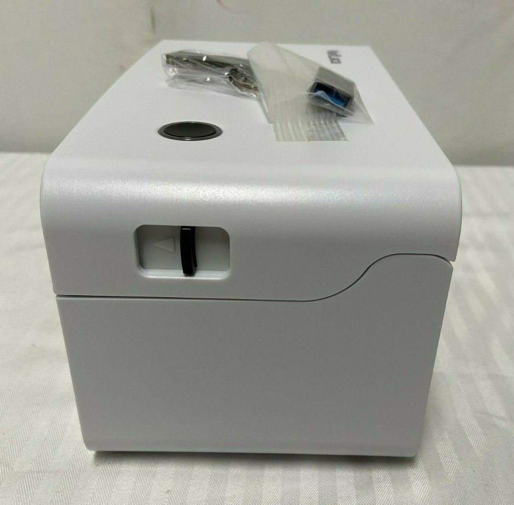 White NefLaca NLN41 Direct Thermal Barcode Label Printer 500 4" By 6