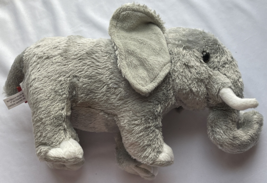 Elephant Plush Stuffed Animal Toys Adventure Planet Kids Jungle Animal 11" Gray - $9.89