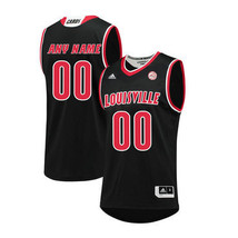 Louisville Cardinals Customized Black College Basketball Jersey - College-NCAA