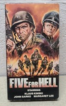 Five for Hell Trans World VHS  Klaus Kinski John Garko War Movie