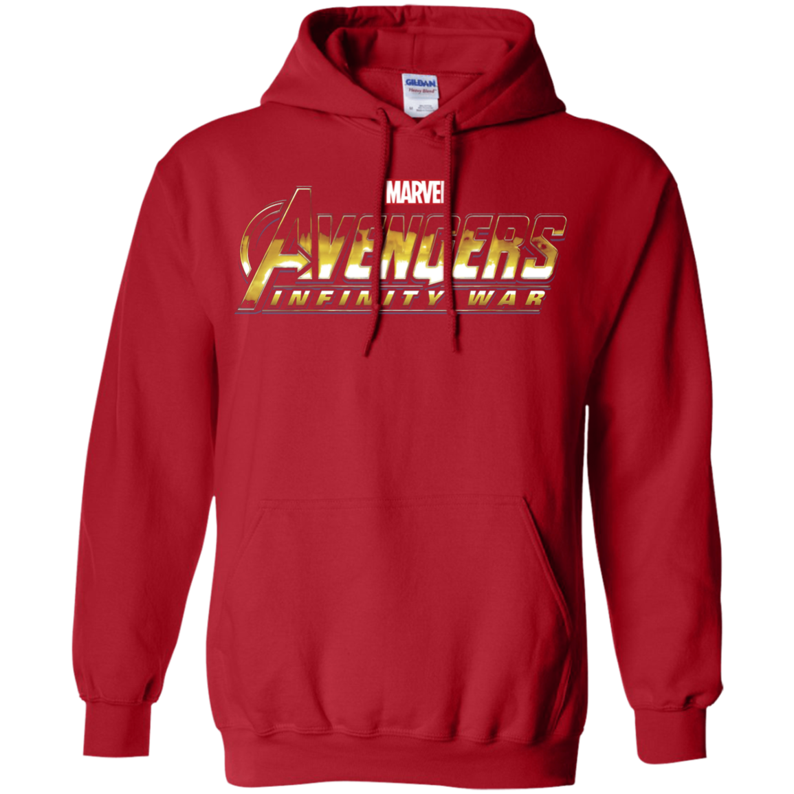 Marvel Avengers Infinity War Grungy Alternate Logo Pullover Hoodie ...