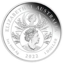 2022-P Australia $1 Queen Elizabeth II PLATINUM JUBILEE Silver Proof NGC PF70 ER image 7