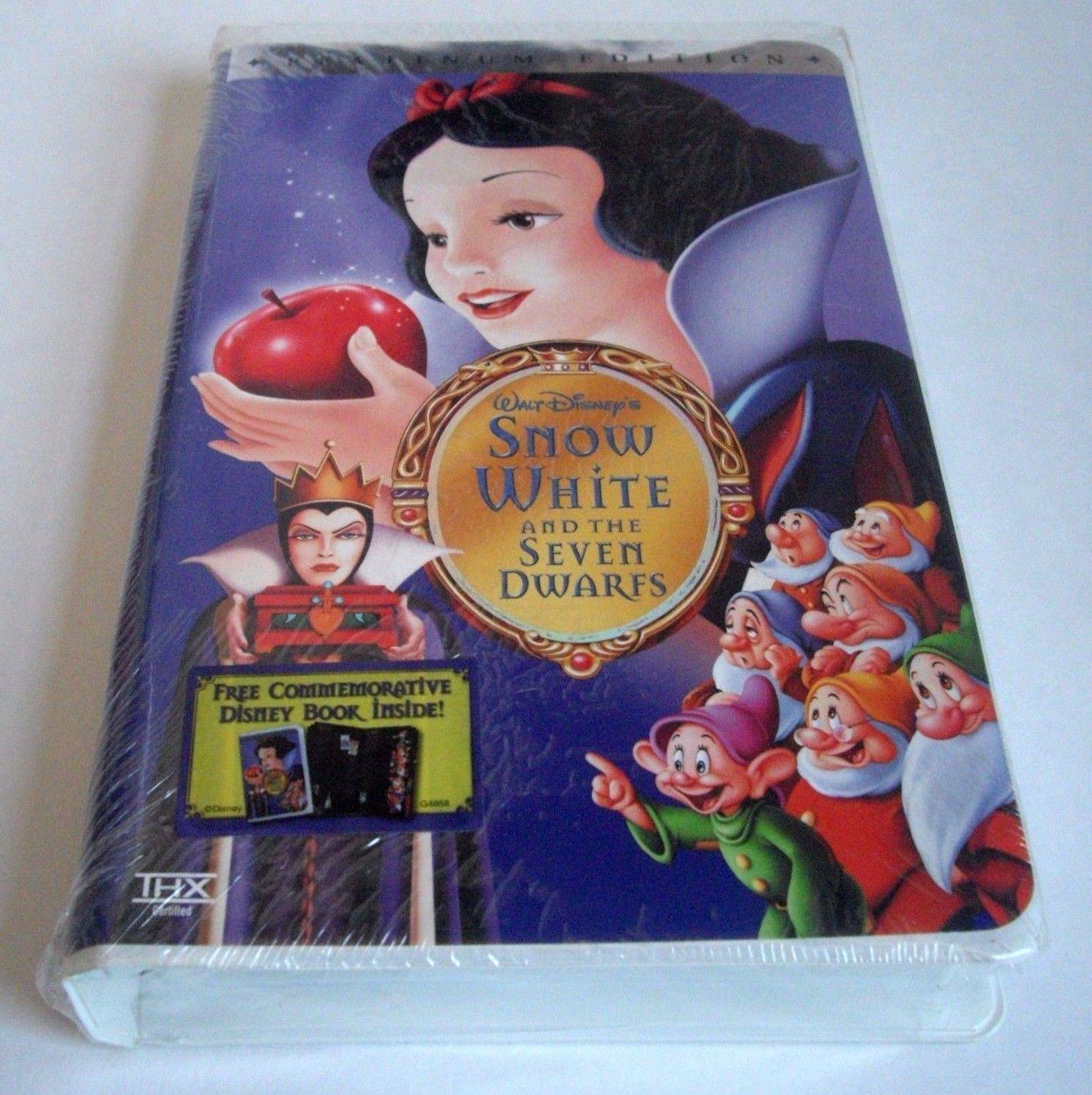 Brand New Sealed Snow White The Seven Dwarfs Vhs Walt Disney Platinum My Xxx Hot Girl 