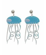 Fashions Cute Acrylic Jellyfish Drop Earrings Clear Resin Animal Tassel ... - $12.96