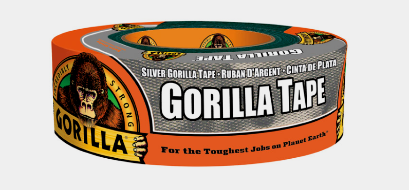 Gorilla Duct Tape SILVER 3x Stronger Double-Thick All-Weather 1.88 x 35 yd. NEW