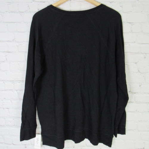 Style & Co Shirt Top Womens 0X Black Peace Embellished Long Sleeves ...