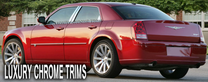 2005-2010 CHRYSLER 300 300C PRECUT CHROME TRUNK TRIM MOLDING W//5YR WARRANTY