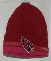 Reebok Team Apparel NFL Licensed Arizona Cardinals Breast Cancer Beanie image 1
