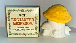 Vintage Avon Enchanted Mushroom Candle Meadow MornU34 - $29.99