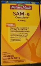 1 new Nature Made SAM-e Complete 400mg 36 Tablets 2024 (G6) - $30.99