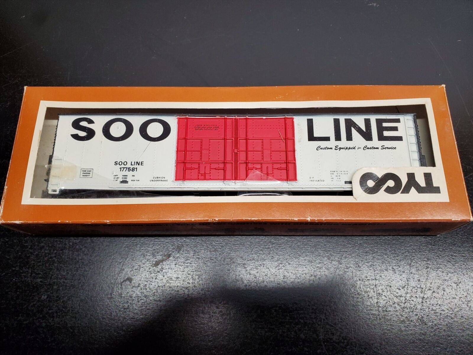 Vintage Tyco HO Scale Soo Line 177581 Railroad freight car Freight Cars