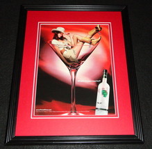 2004 Three Olives Vodka Cowgirl Framed 11x14 ORIGINAL Advertisement