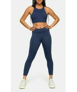 Outdoor Voices Move Free Womens Striped Matching Sports Bra Leggings Set... - $89.00