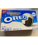 Nabisco White Fudge Covered Oreo Cookies Limited Edition 8.5 oz Pack Exp... - $12.19