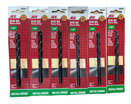 Ace 1/4” Heavy Duty Drill Bit 2000321 Pack of 6 - $52.46