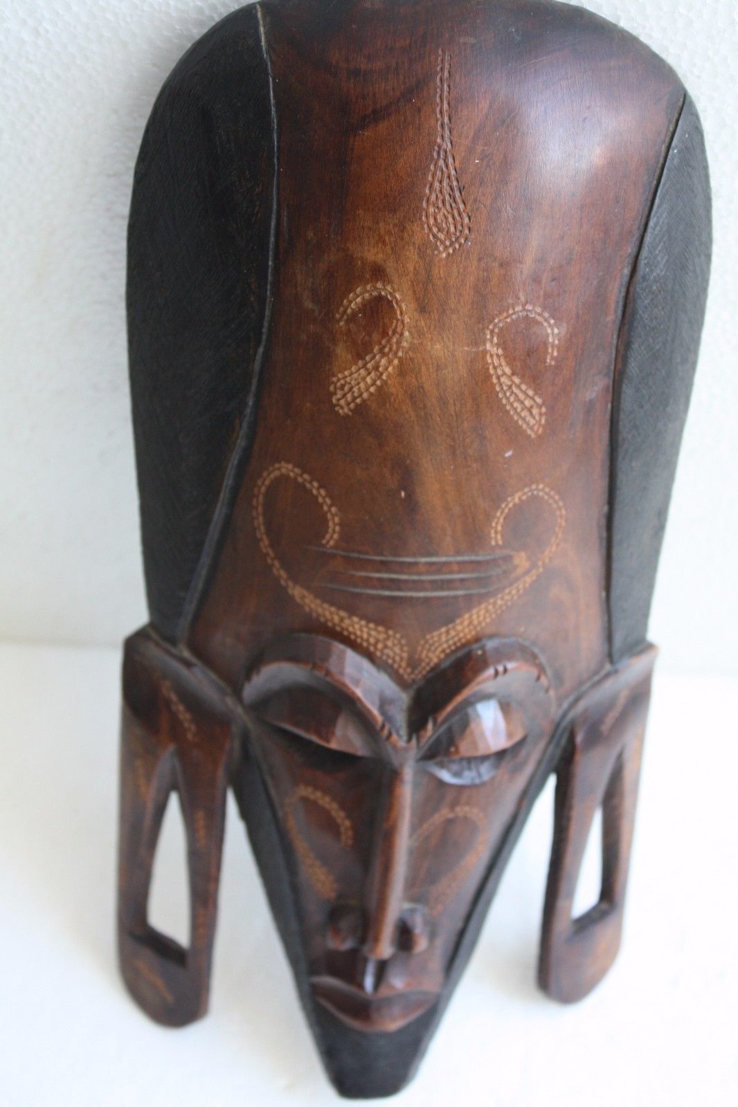 Old Vintage Hand Carved Decorative African Kenya Tribal Wall Art Jambo