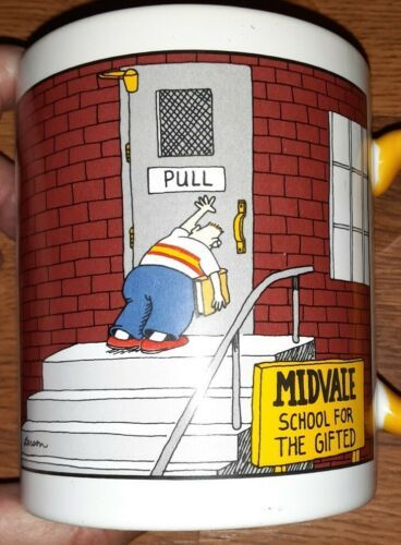 The Far Side Midvale School for the Gifted Mug by Gary Larson - Mugs, Cups